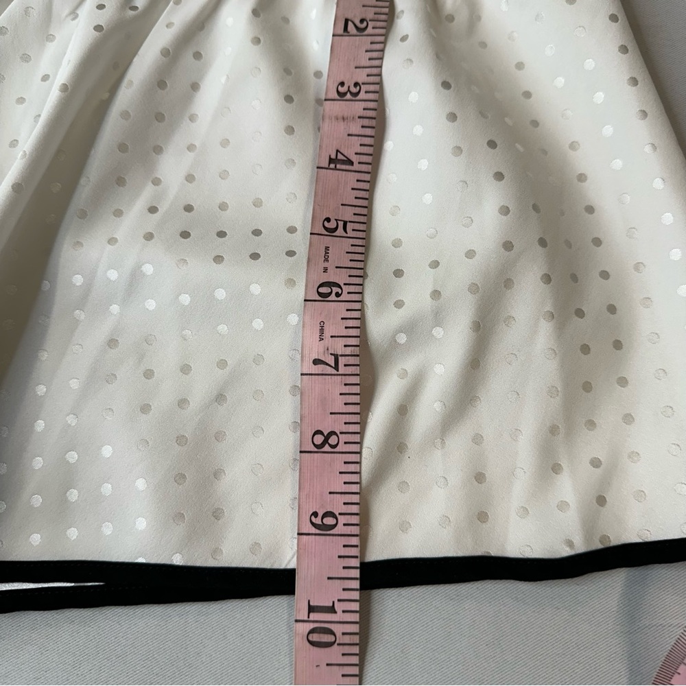 Kate Spade 🦊 2 pc Bridal Women's White Polka Dot Mrs. Sleepwear Set Sz XS - Picture 9 of 10